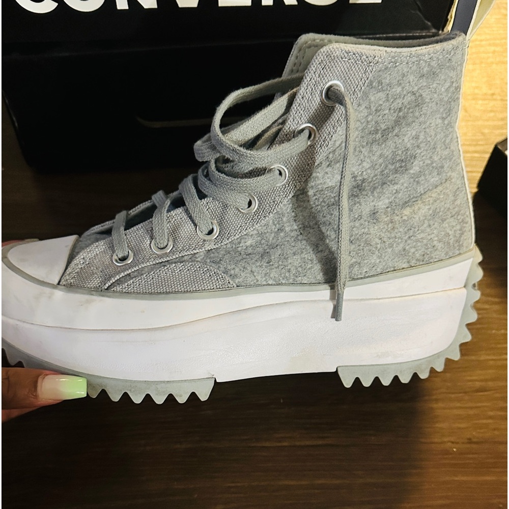 Platform Converse. perfect for fall/winter.